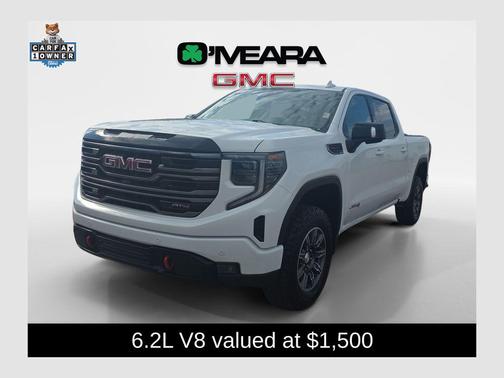 Summit White 2025 GMC Sierra 1500 AT4