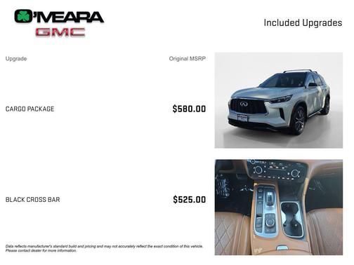 Majestic White/Black Obsidian 2023 INFINITI QX60 AUTOGRAPH