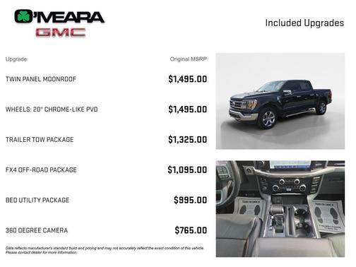 Blue Metallic 2023 Ford F-150 Lariat