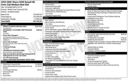 2023 GMC Sierra 3500 Denali