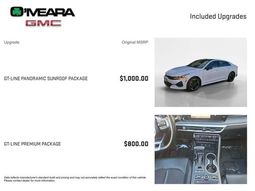 Glacial White Pearl 2023 Kia K5 GT-Line