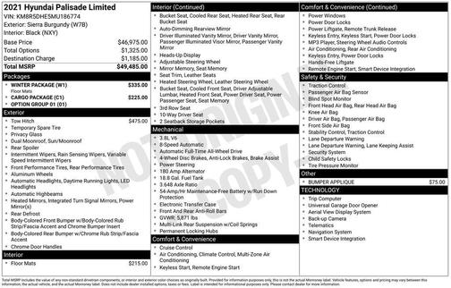 2021 Hyundai PALISADE Limited