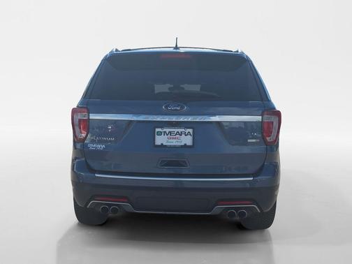 Blue Metallic 2018 Ford Explorer Platinum