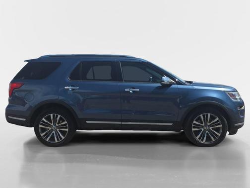 Blue Metallic 2018 Ford Explorer Platinum