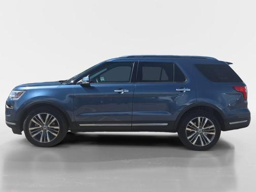 Blue Metallic 2018 Ford Explorer Platinum