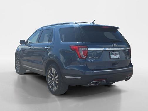 Blue Metallic 2018 Ford Explorer Platinum