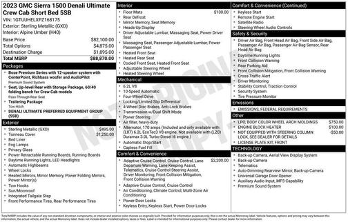 2023 GMC Sierra 1500 Denali Ultimate