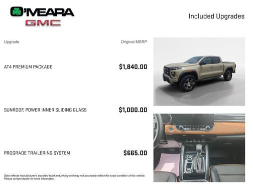 Desert Sand Metallic 2024 GMC Canyon AT4