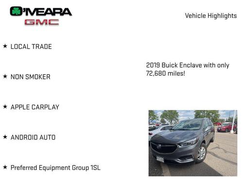 Satin Steel Gray Metallic 2019 Buick Enclave Essence