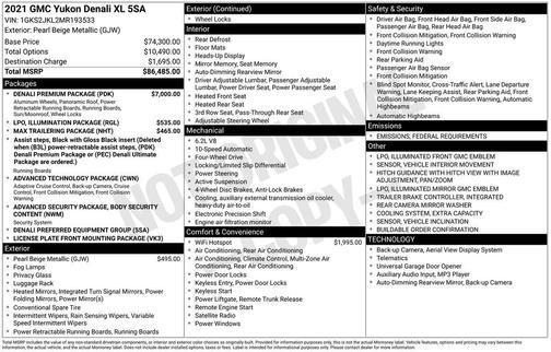 2021 GMC Yukon XL Denali