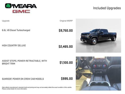 Mosaic Black Metallic 2023 Chevrolet Silverado 3500 High Country