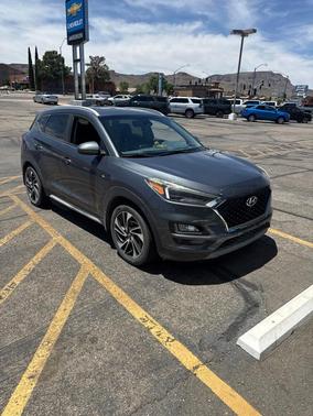 Coliseum Gray 2019 Hyundai TUCSON Sport