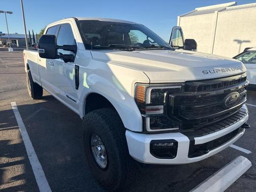 White Metallic 2021 Ford F-350 Lariat Super Duty
