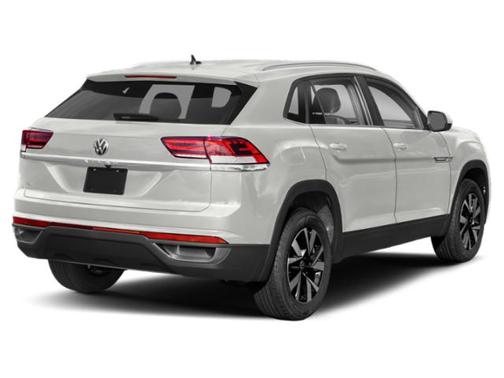 Pure White 2022 Volkswagen Atlas Cross Sport 2.0T SE w/Technology 4MOTION