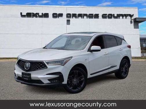 White Diamond Pearl 2019 Acura RDX A-Spec