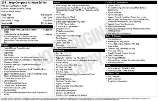 2021 Jeep Compass Latitude