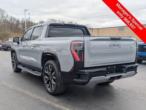Thunderstorm Gray 2025 GMC Sierra EV Extended Range Denali