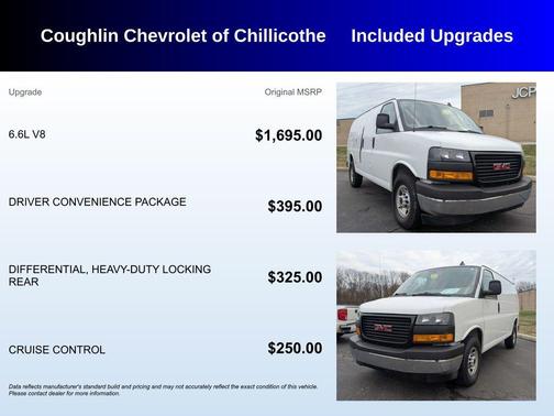 2022 GMC Savana 2500 Work Van