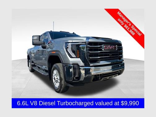 Sterling Metallic 2025 GMC Sierra 2500 SLE