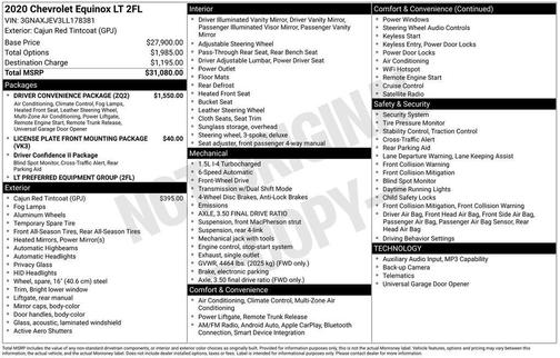 2020 Chevrolet Equinox 1LT