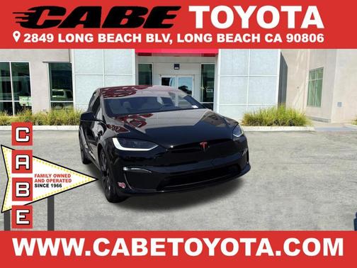 Solid Black 2024 Tesla Model X Plaid Tri Motor All-Wheel Drive