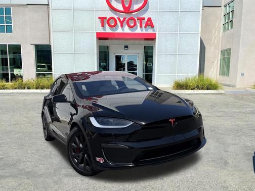 Solid Black 2024 Tesla Model X Plaid Tri Motor All-Wheel Drive