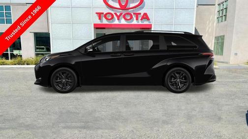 Midnight Black Metallic 2026 Toyota Sienna XSE 7 Passenger