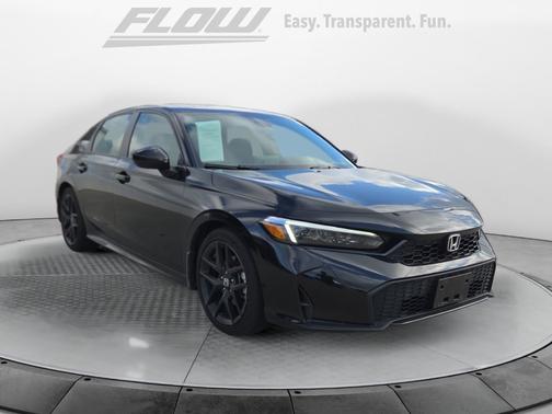 Crystal Black Pearl 2025 Honda Civic Hybrid