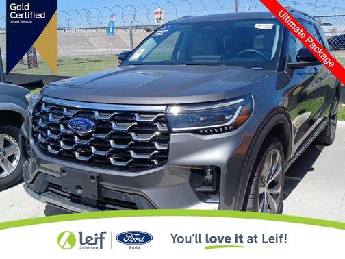 Carbonized Gray 2025 Ford Explorer Platinum