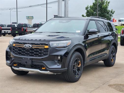 Agate Black Metallic 2026 Ford Explorer Tremor
