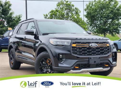 Agate Black Metallic 2026 Ford Explorer Tremor