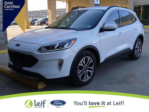 Oxford White 2021 Ford Escape SEL