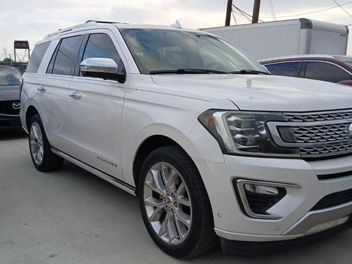 White Platinum Tri-Coat Metallic 2019 Ford Expedition Platinum