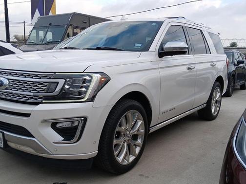 White Platinum Tri-Coat Metallic 2019 Ford Expedition Platinum