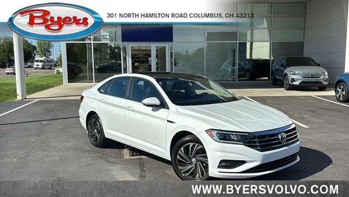 Pure White 2019 Volkswagen Jetta 1.4T SEL Premium