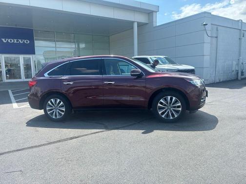 Dark Cherry Pearl 2016 Acura MDX 3.5L AcuraWatch Plus Package