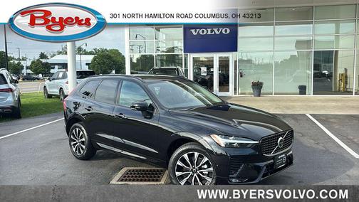 Onyx Black Metallic 2025 Volvo XC60 B5 Plus