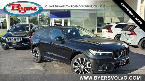 Onyx Black Metallic 2025 Volvo XC60 B5 Plus