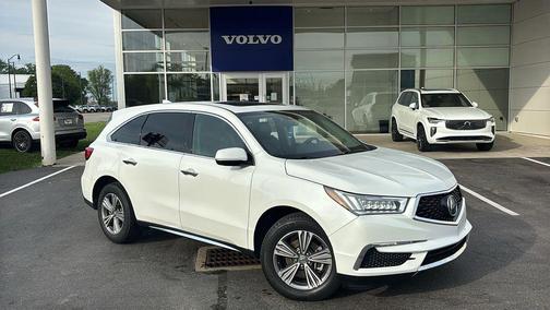 Platinum White Pearl 2020 Acura MDX 3.5L