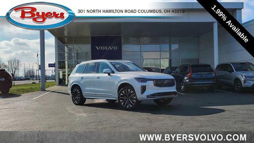 Crystal White Pearl 2026 Volvo XC90 B6 Ultra