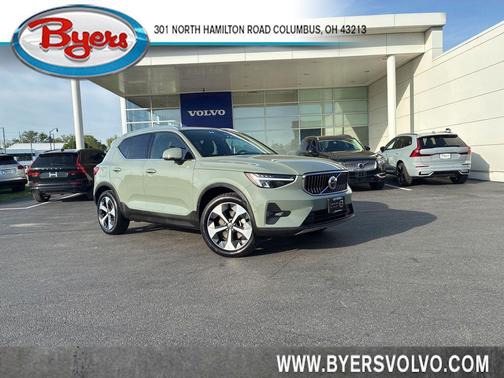 Sage Green 2025 Volvo XC40 B5 Plus Bright Theme