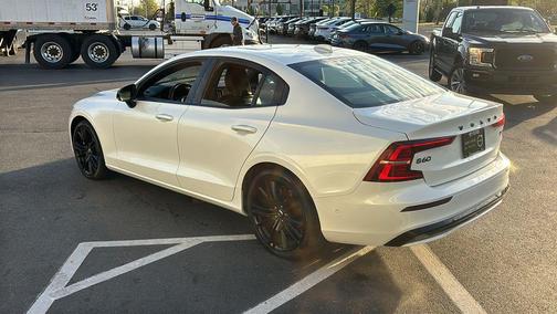 Crystal White Pearl 2024 Volvo S60 B5 Plus Black Edition