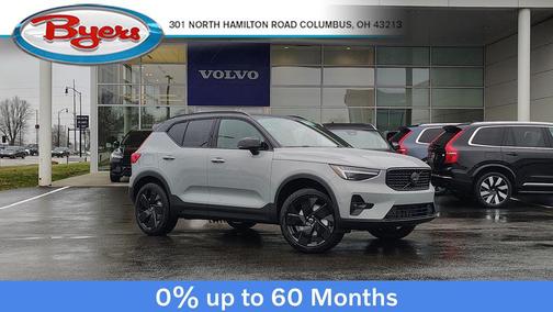 Vapour Grey Metallic 2026 Volvo XC40 B5 Ultra Black Edition