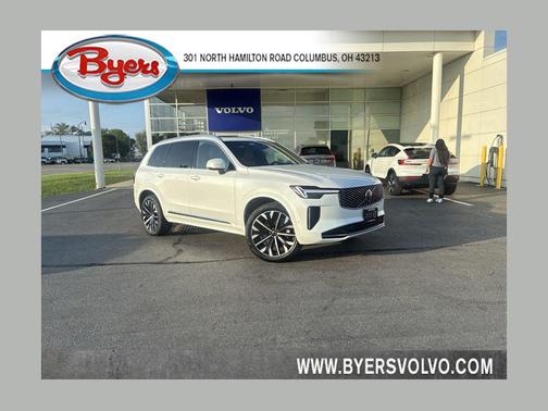 Crystal White Pearl 2026 Volvo XC90 B6 Plus 7-Seater