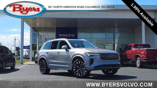 Aurora Silver 2026 Volvo XC90 B6 Plus 7-Seater