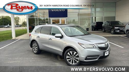 Lunar Silver Metallic 2016 Acura MDX 3.5L