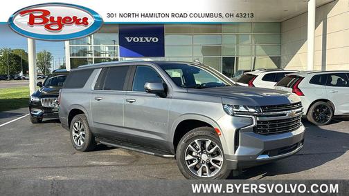 Satin Steel Metallic 2022 Chevrolet Suburban LT