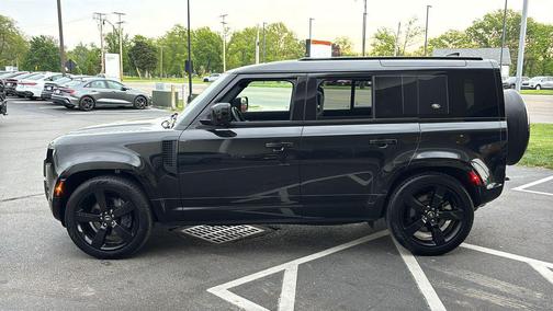 Santorini Black Metallic 2024 Land Rover Defender X-Dynamic SE