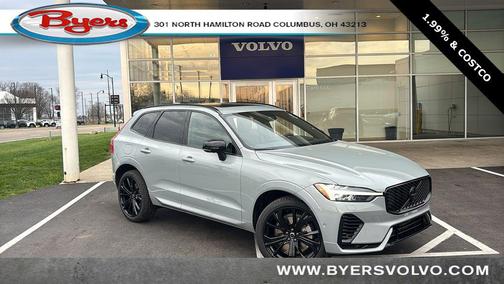 Vapour Grey Metallic 2026 Volvo XC60 Plug-In Hybrid T8 Ultra Black Edition