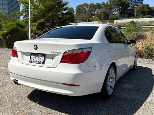 Alpine White 2008 BMW 535 535i Sedan 4D